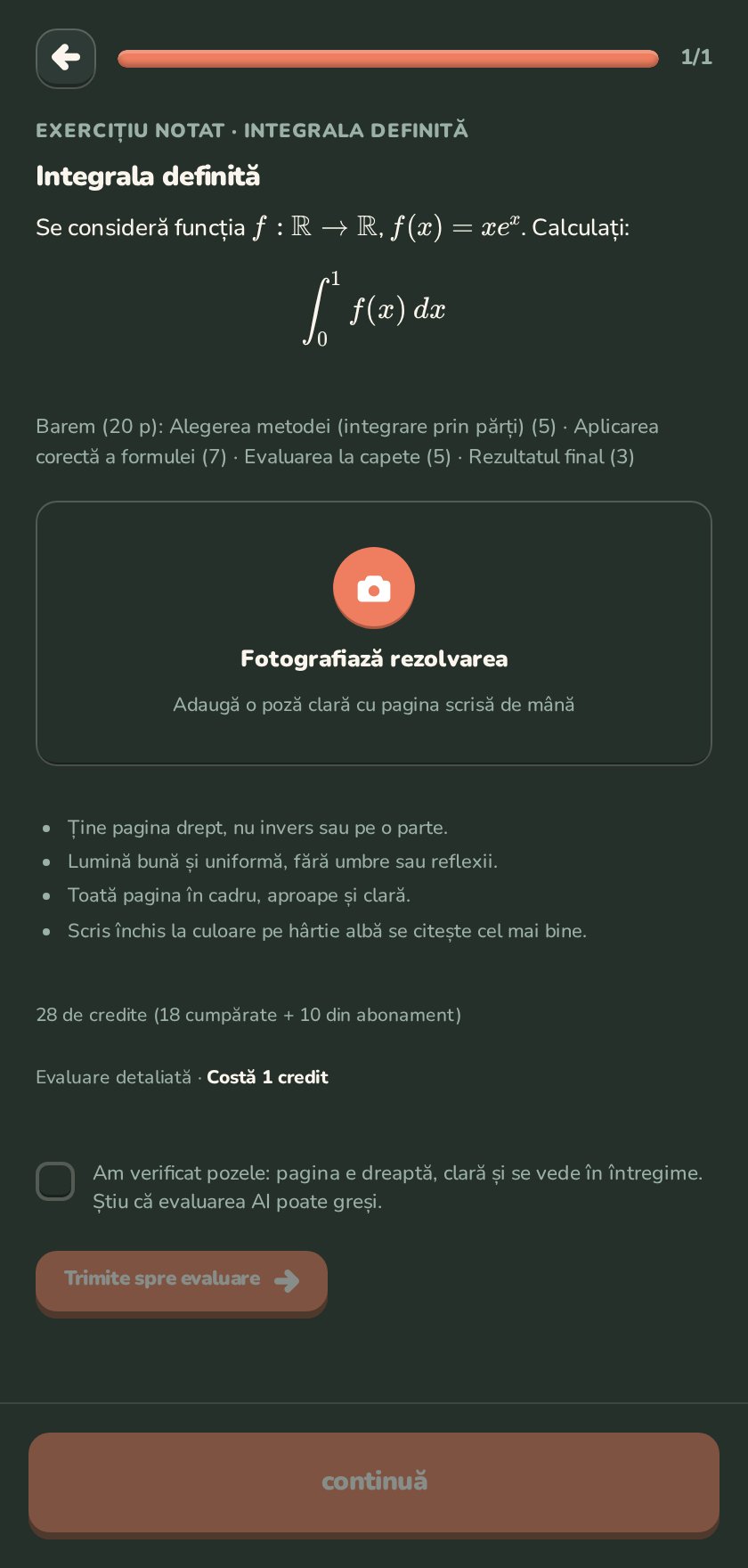 Exerciții evaluate