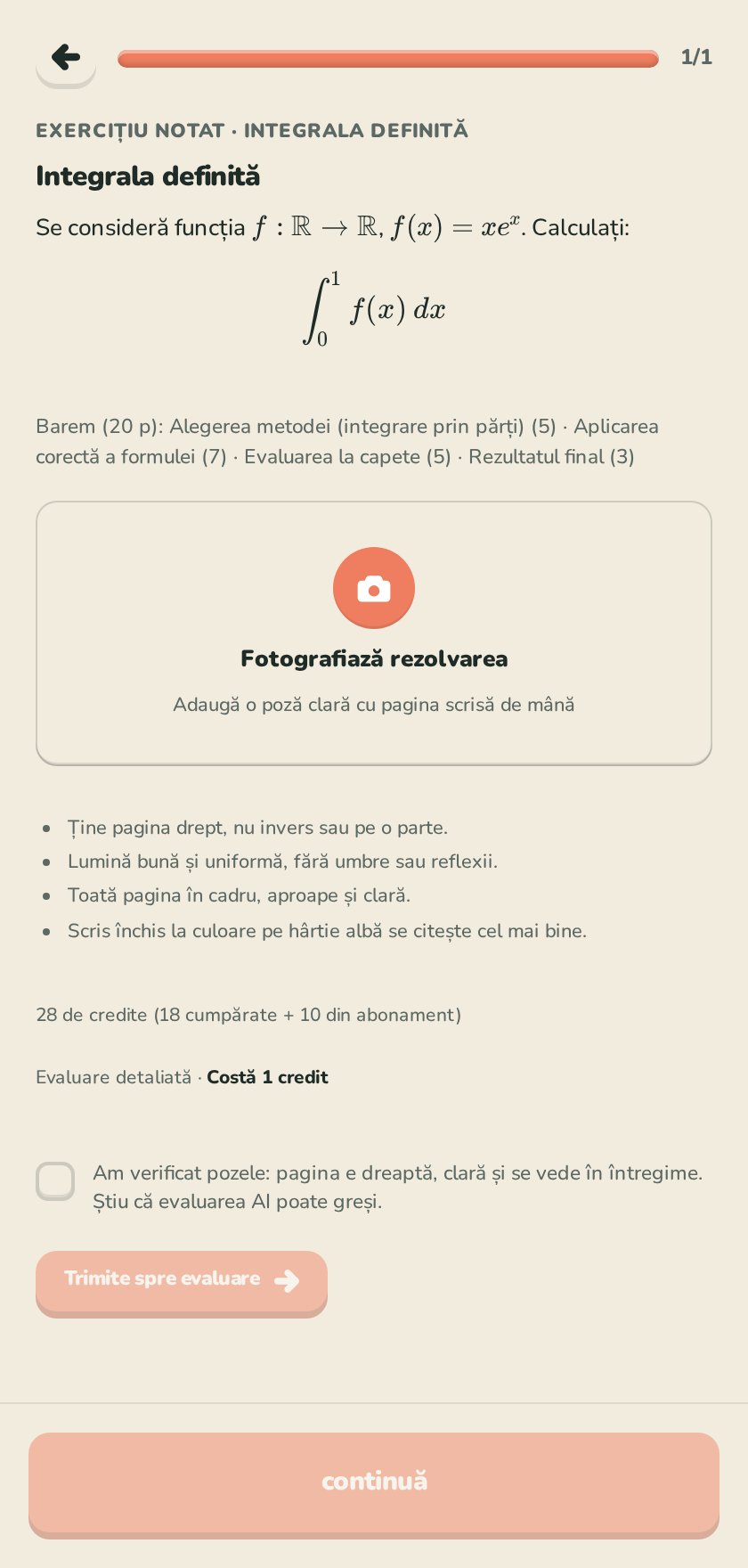 Exerciții evaluate